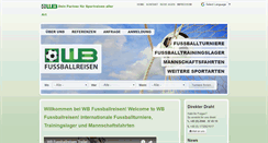 Desktop Screenshot of fussballreisen.net